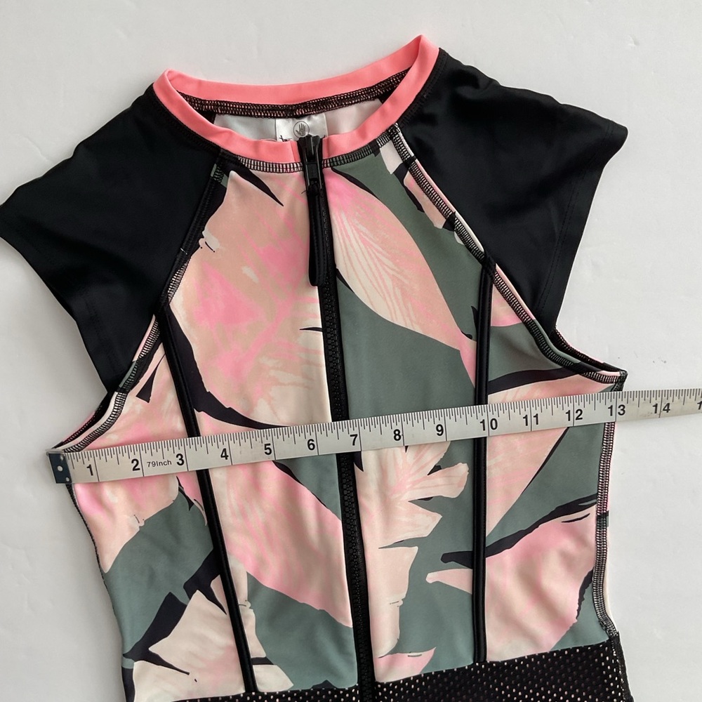 Body Glove Size XS Stand Up Paddle Suit One Piece Cactus Black Floral - Picture 4 of 7